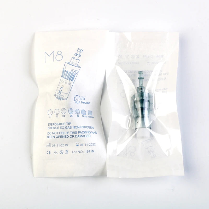Dr Pen M8 Dermapen Cartridges | Set of 10 Pieces (11,16,24,36,42 Pins & Nano)