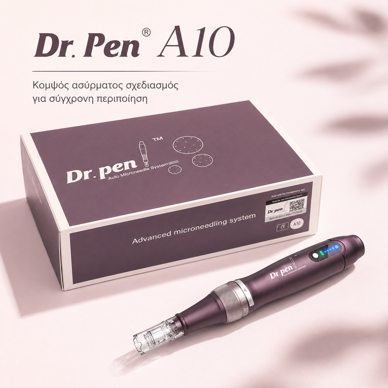 Dr Pen A10 Dermapen με 12 Κεφαλές | Επαγγελματική Συσκευή Μεσοθεραπείας