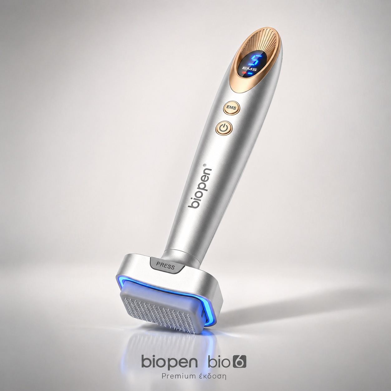 Biopen Bio 6 |Ηλεκτρονικό Microneedling Stamp για Πρόσωπο & Μαλλιά (EMS + LED)