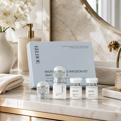 Microneedling Kit για Αρχάριους | Λείανση, Λάμψη & Ενυδάτωση
