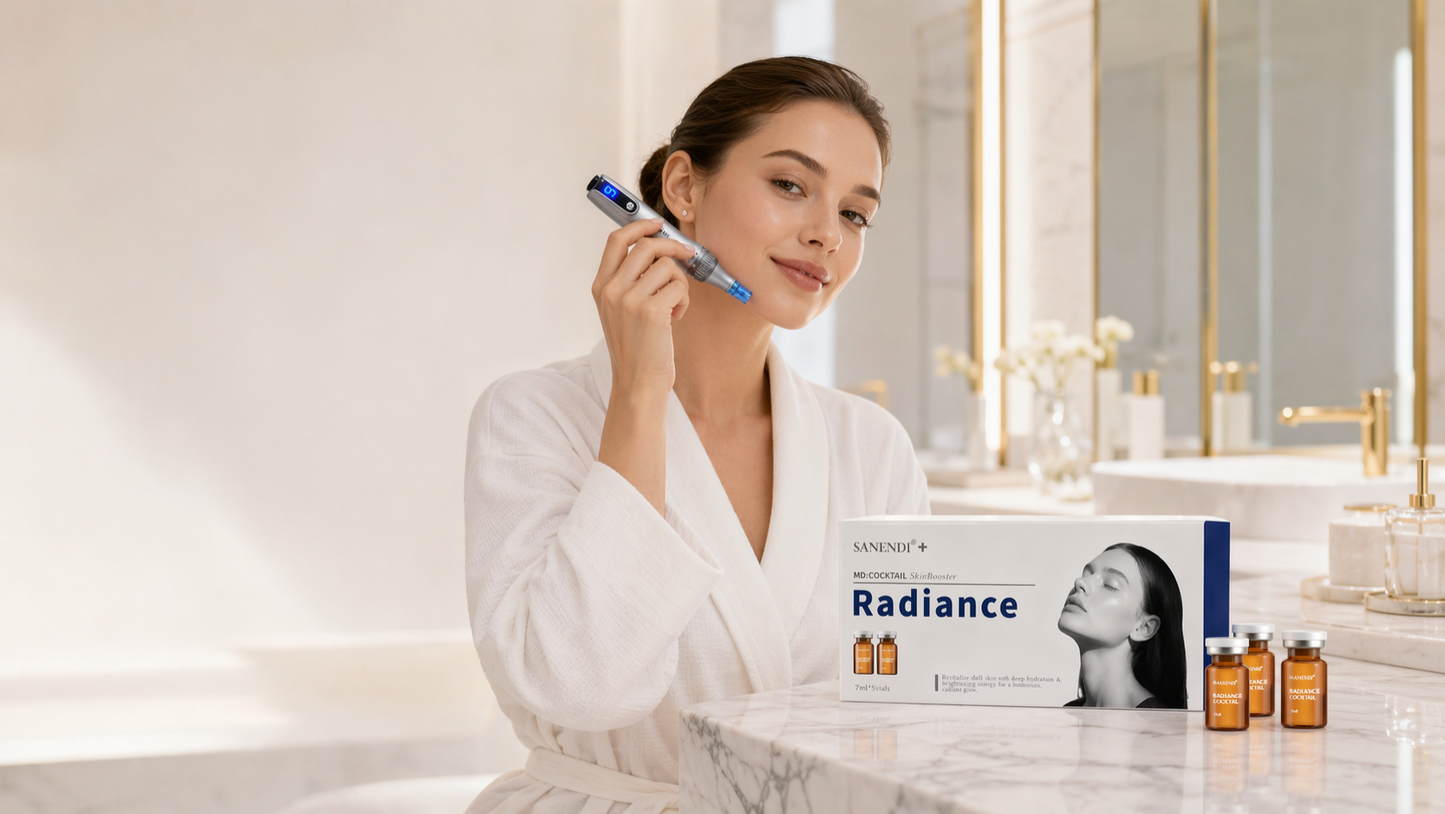 Αμπούλες Μεσοθεραπείας Radiance | Σετ Προσώπου για Λάμψη & Ενυδάτωση