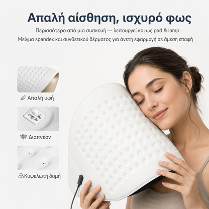 Premium LED Μάσκα Φωτοθεραπείας Προσώπου & Σώματος