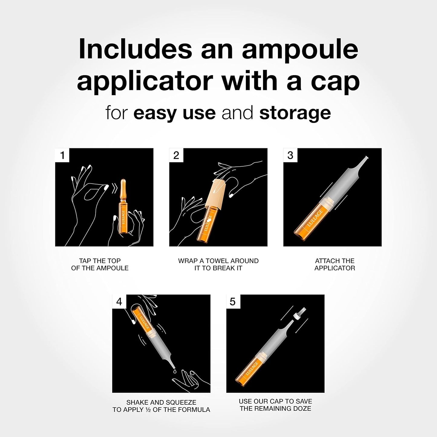 Dark Spot Corrector Ampoules with Vitamin C & B | Lullage