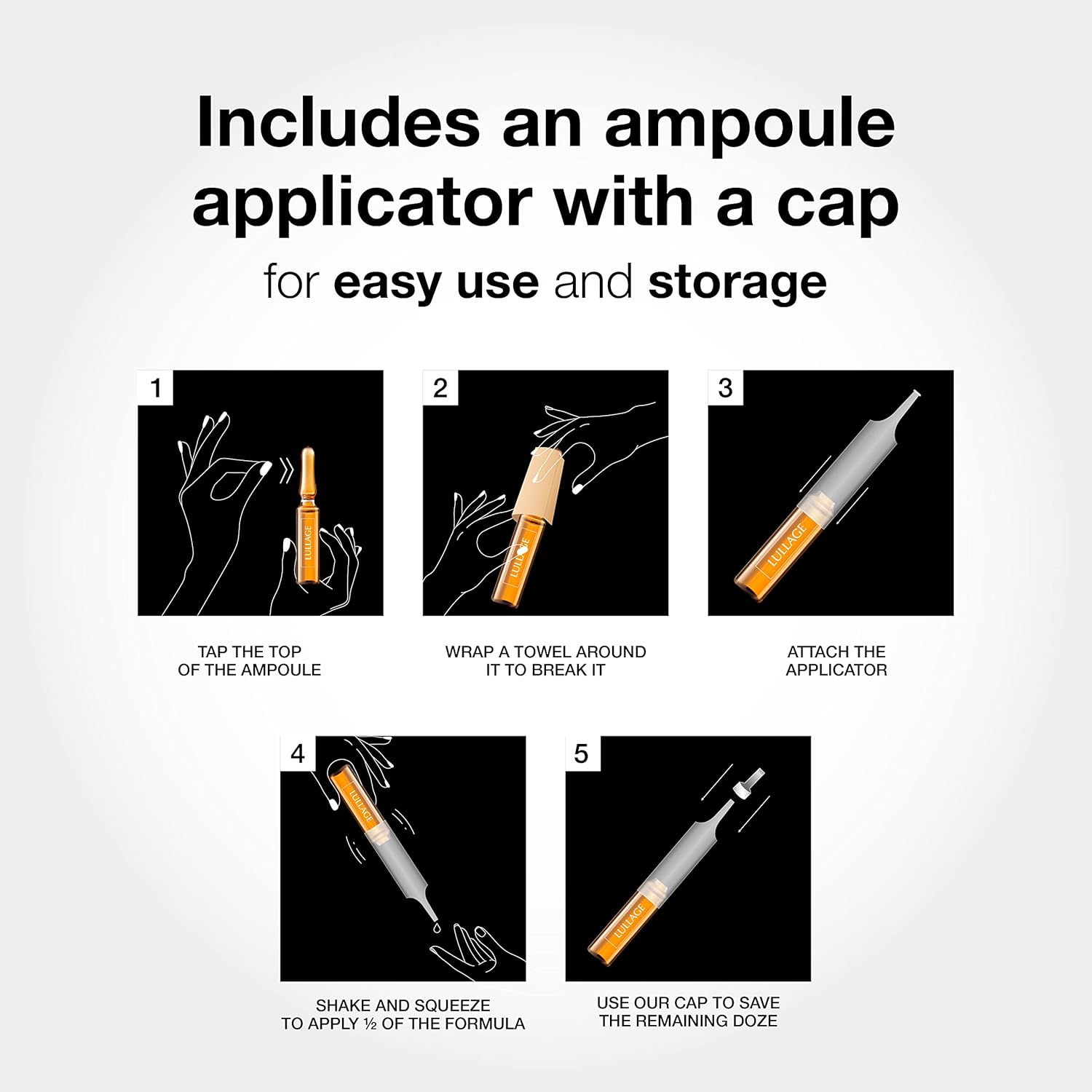 Dark Spot Corrector Ampoules with Vitamin C & B | Lullage