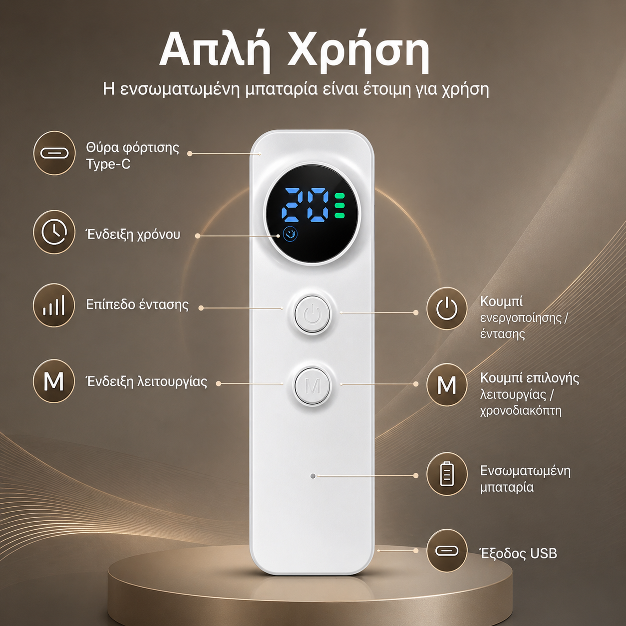 LED Μάσκα Φωτοθεραπείας Προσώπου & Λαιμού