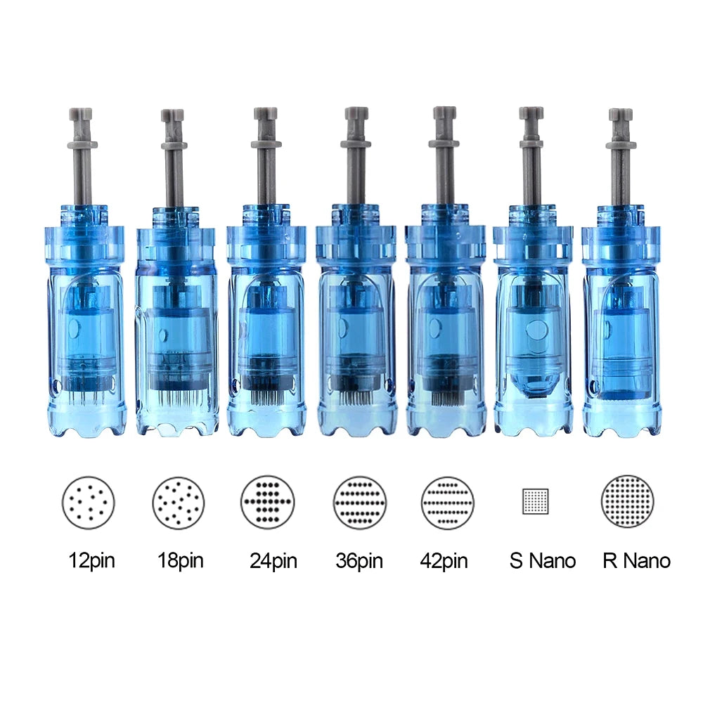 Κεφαλές Dermapen Dr Pen M8S | Σετ 10 Τεμαχίων (12, 18, 24, 36, 42 Pins, S Nano & R Nano)