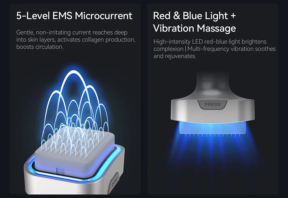 Biopen Bio 6 |Ηλεκτρονικό Microneedling Stamp για Πρόσωπο & Μαλλιά (EMS + LED)