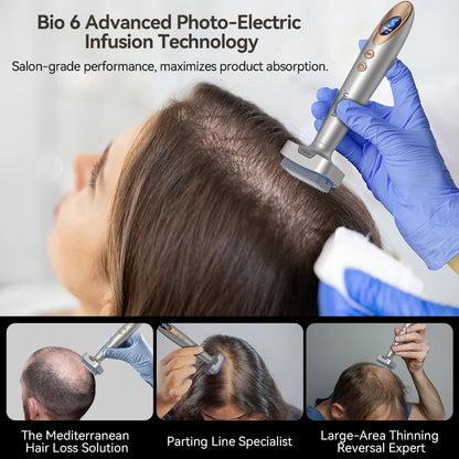 Biopen Bio 6 |Ηλεκτρονικό Microneedling Stamp για Πρόσωπο & Μαλλιά (EMS + LED)