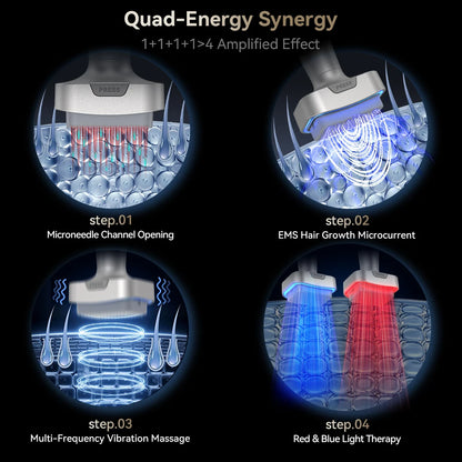 Biopen Bio 6 |Ηλεκτρονικό Microneedling Stamp για Πρόσωπο & Μαλλιά (EMS + LED)