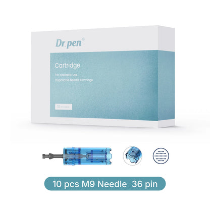 Κεφαλές Dermapen Dr. Pen M9 | Σετ 10 Τεμαχίων 18, 36, 42 Ακίδων & Στρογγυλές Νάνο