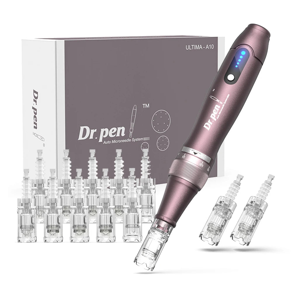 Dr Pen A10 Dermapen με 12 Κεφαλές | Επαγγελματική Συσκευή Μεσοθεραπείας